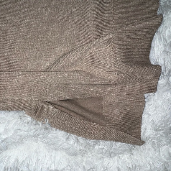 NWT Donna Ricco Tan Turtleneck Sweater with Belt size XL - Picture 5 of 5